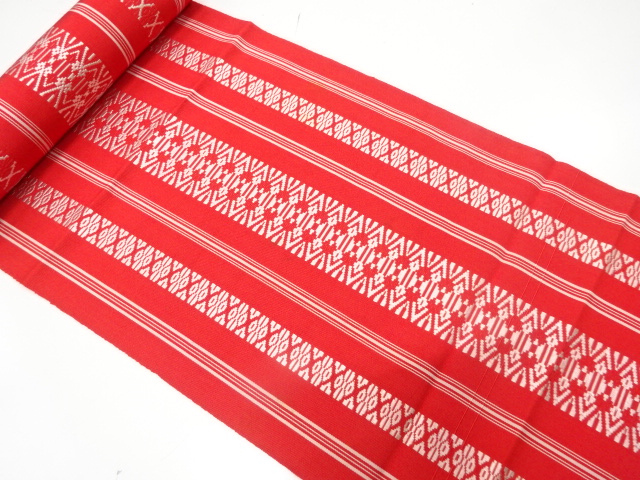 アンティーク　博多　八寸帯地反物